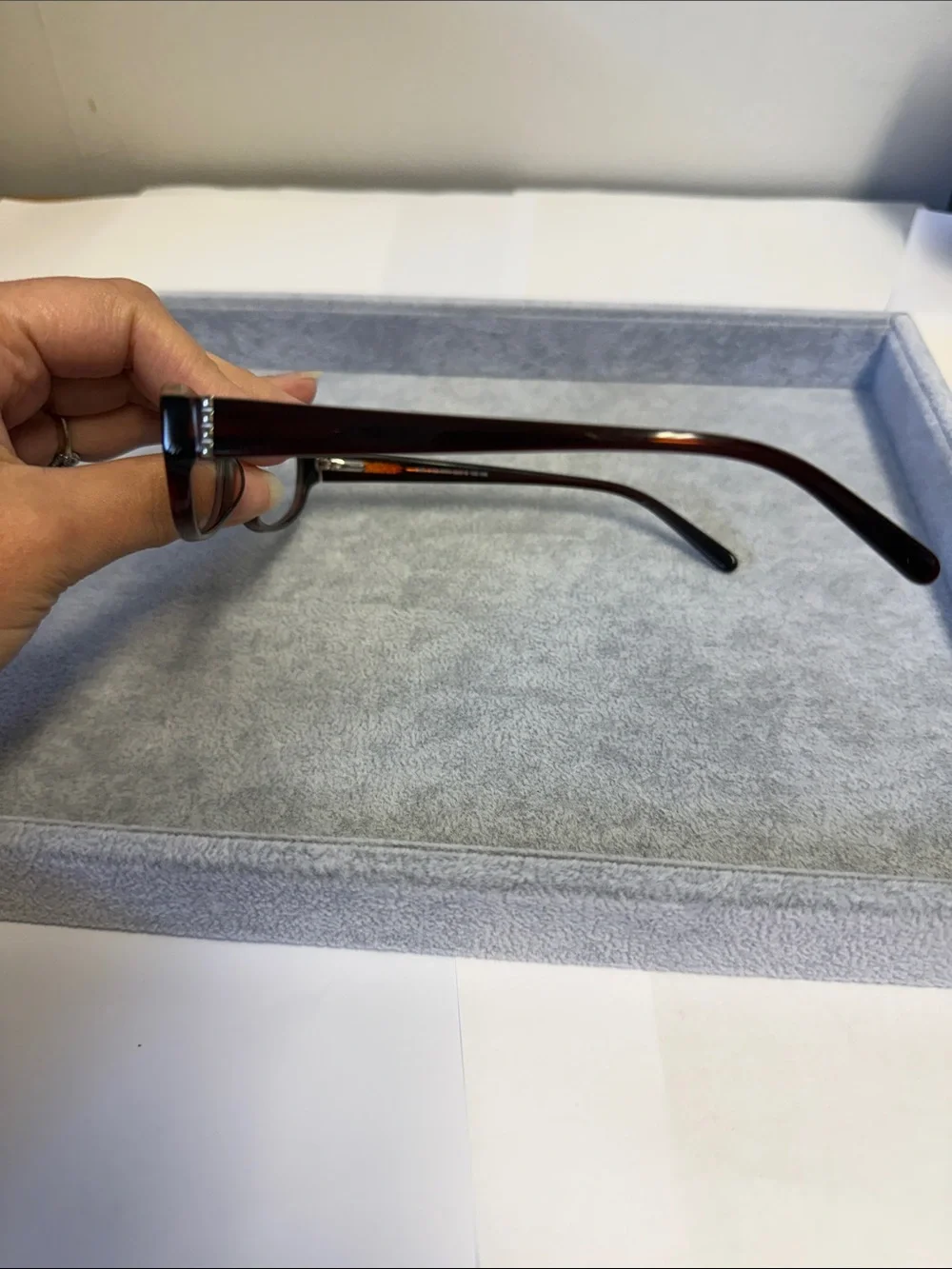 NWOT Caravaggio C102 Women’s Retro Brown Cat Eye Glasses Eyesize 52